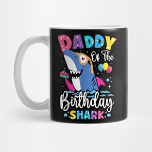 Daddy Of The Shark Birthday Dad Matching Family Mug